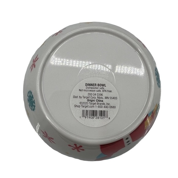 NWT Target Santa Christmas Holiday  Plastic Bowls Set Of 6 - Picture 5 of 5